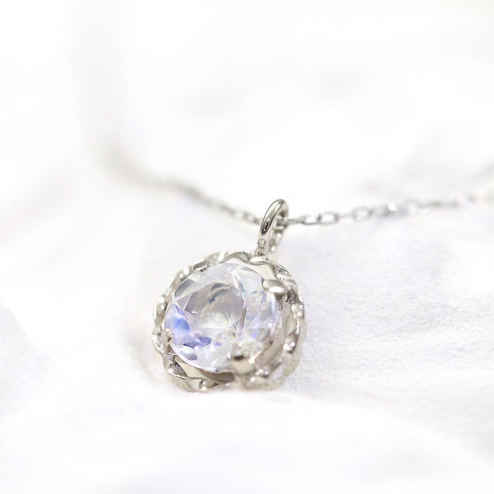 Pt900 ブルームーンストーン ネックレス_04