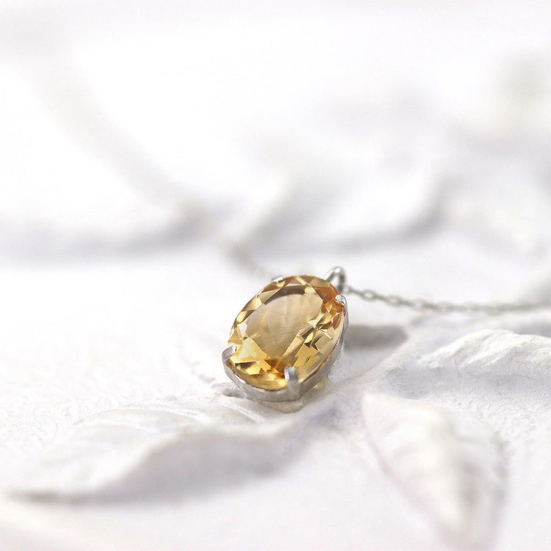 Pt900 インペリアルトパーズ ネックレス 11月の誕生石_03