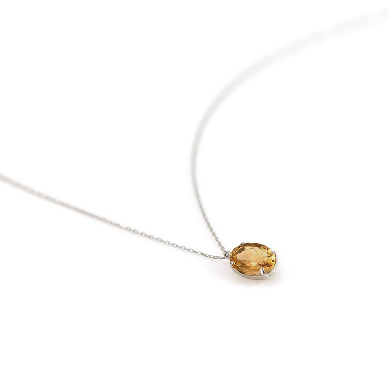 Pt900 インペリアルトパーズ ネックレス 11月の誕生石_04