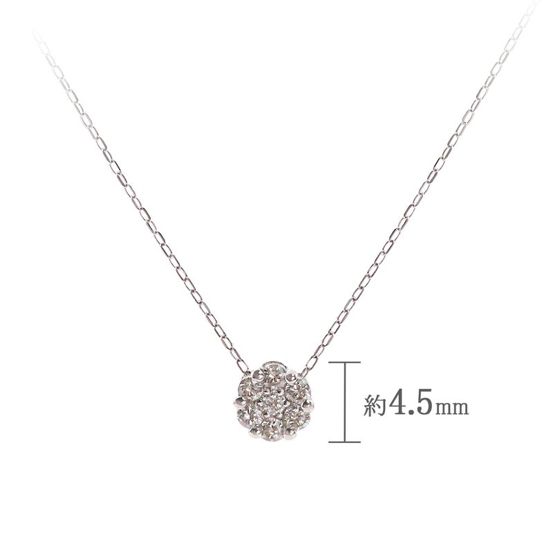 Pt900 ダイヤモンド ネックレス_04