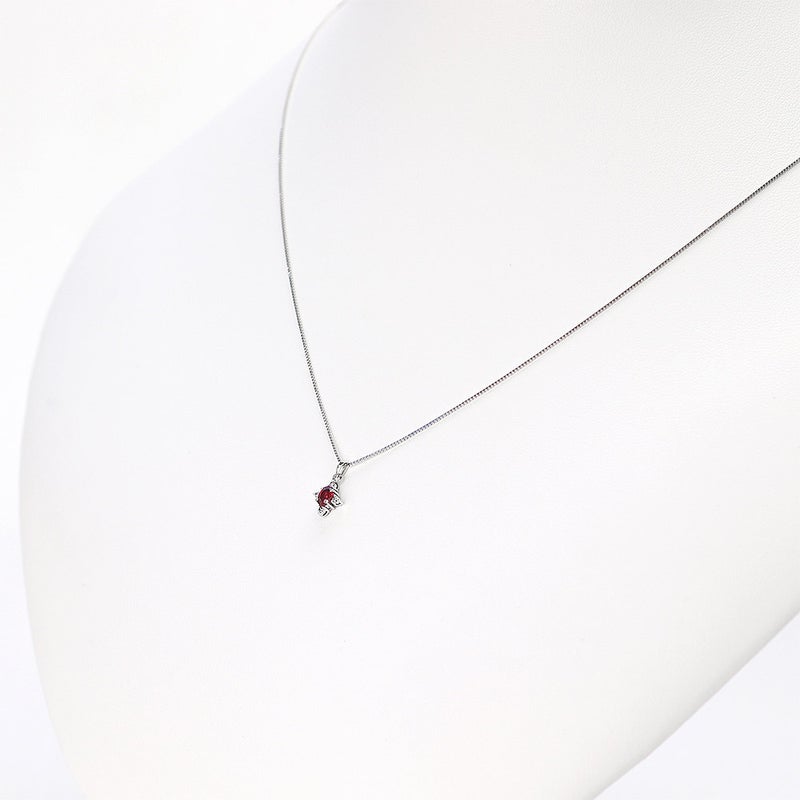Pt950 ルビー＆ダイヤモンド ネックレス_05