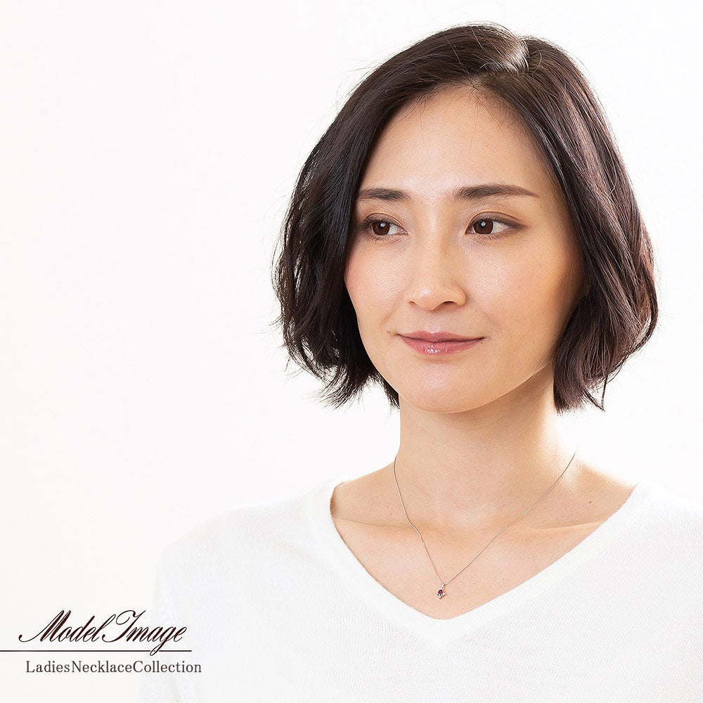 Pt950 ルビー＆ダイヤモンド ネックレス_13