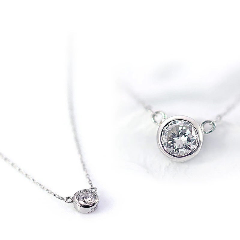 Pt900 ダイヤモンド 一粒ネックレス_03