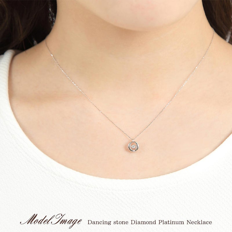 Pt900 ダンシングストーン ダイヤモンドネックレス_05