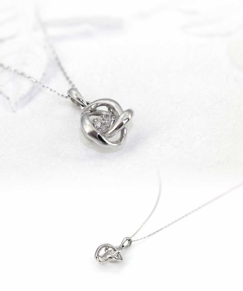 Pt900 ダイヤモンド ダンシングストーン ネックレス_03