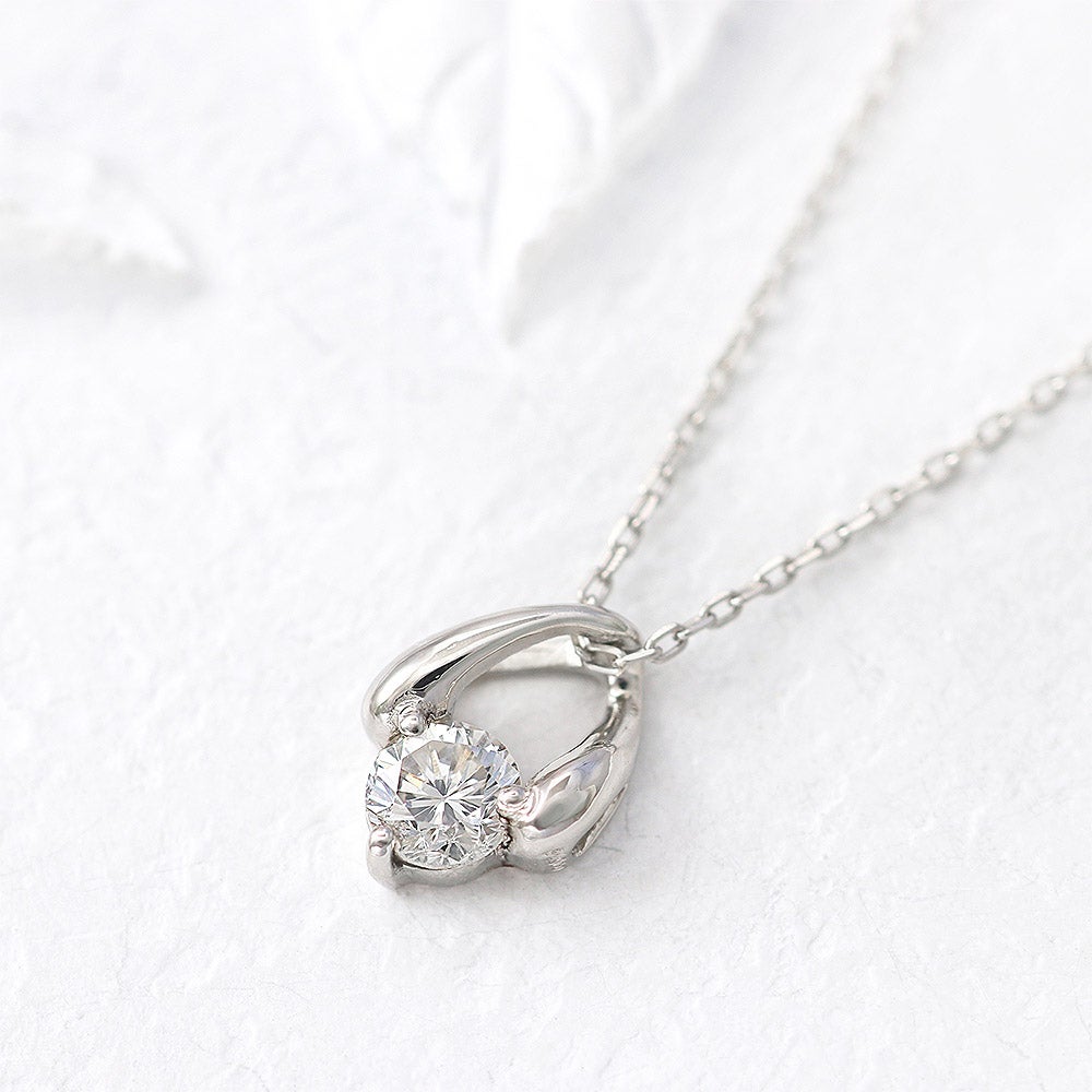 Pt900 ダイヤモンドネックレス_10