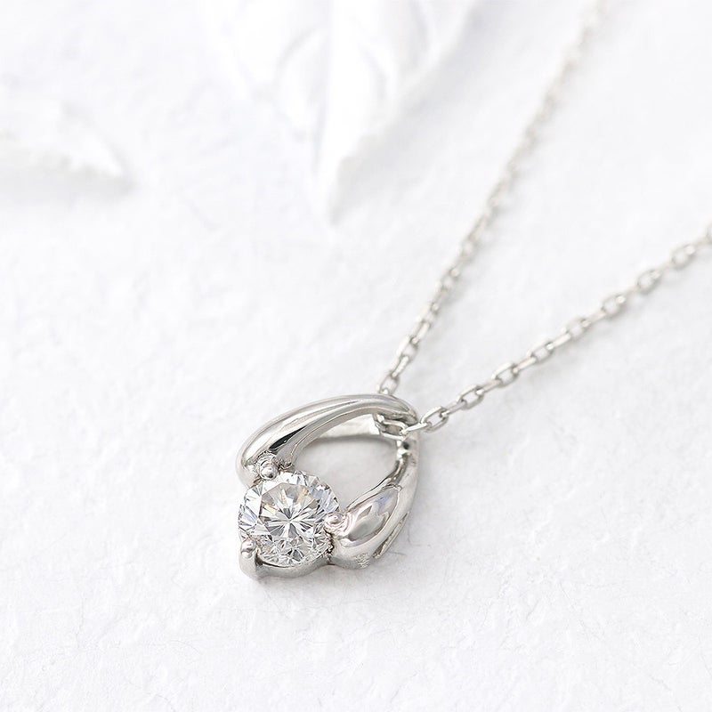 Pt900 ダイヤモンドネックレス_10