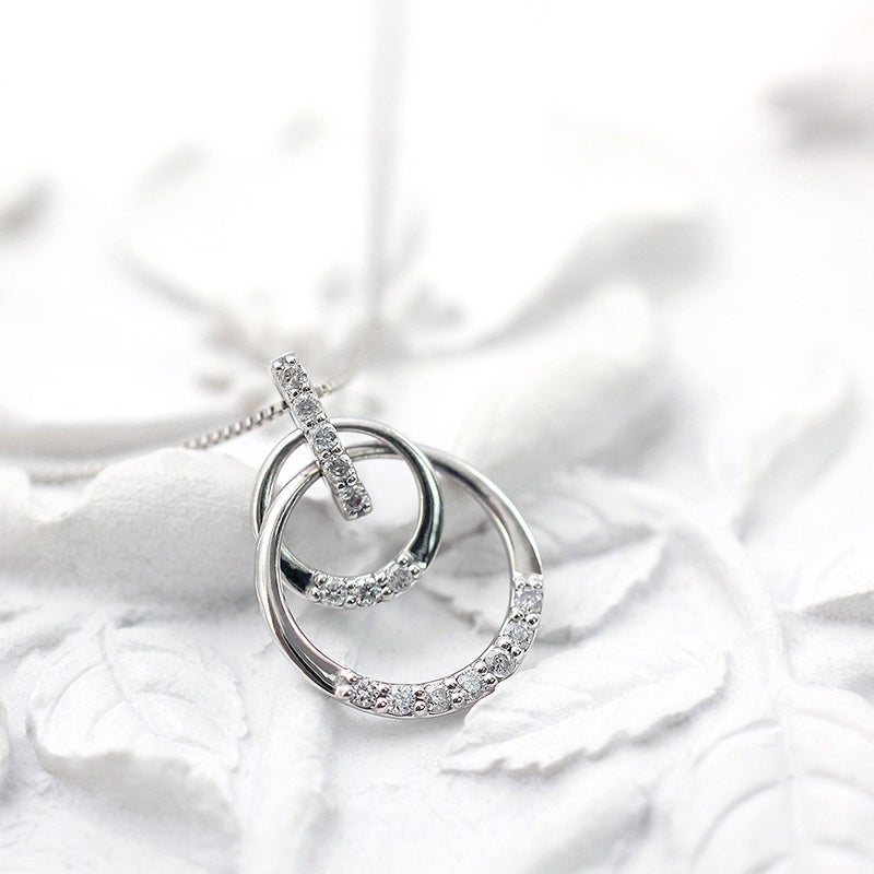 Pt950 ダイヤモンド ネックレス_02