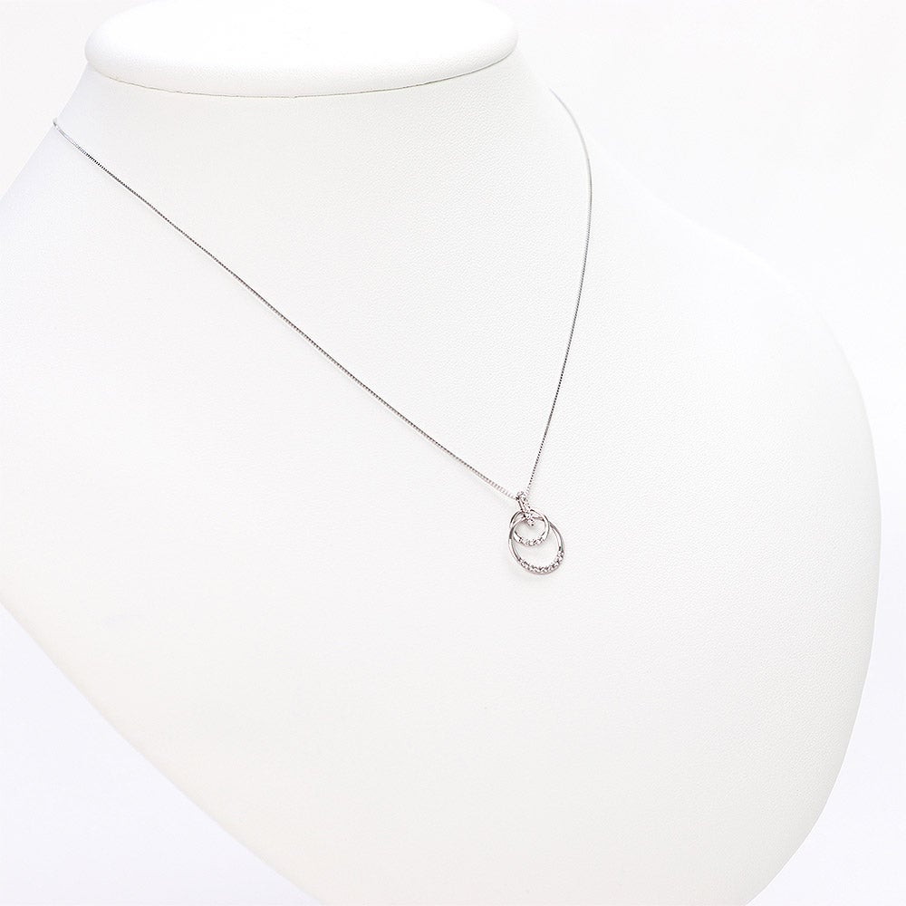 Pt950 ダイヤモンド ネックレス_12