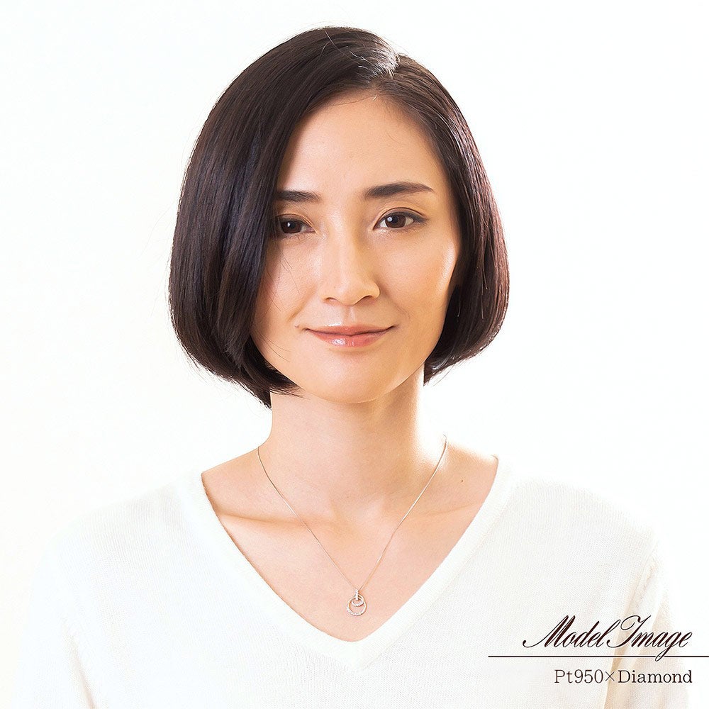 Pt950 ダイヤモンド ネックレス_13