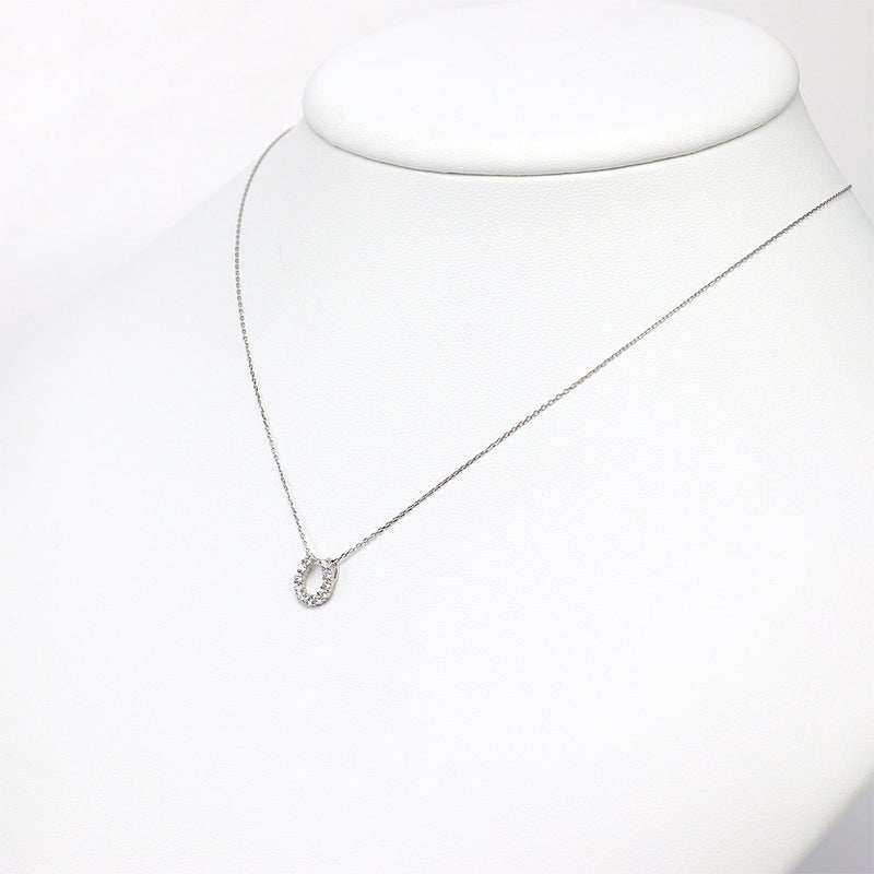 Pt900 ダイヤモンド 馬蹄（ホースシュー）ネックレス_12