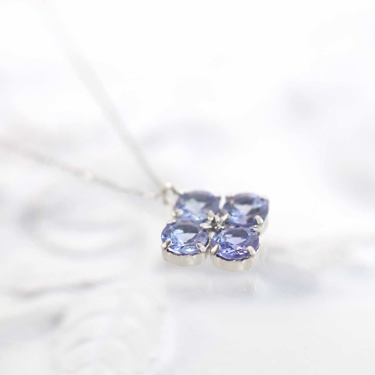 Pt900 タンザナイトネックレス_09