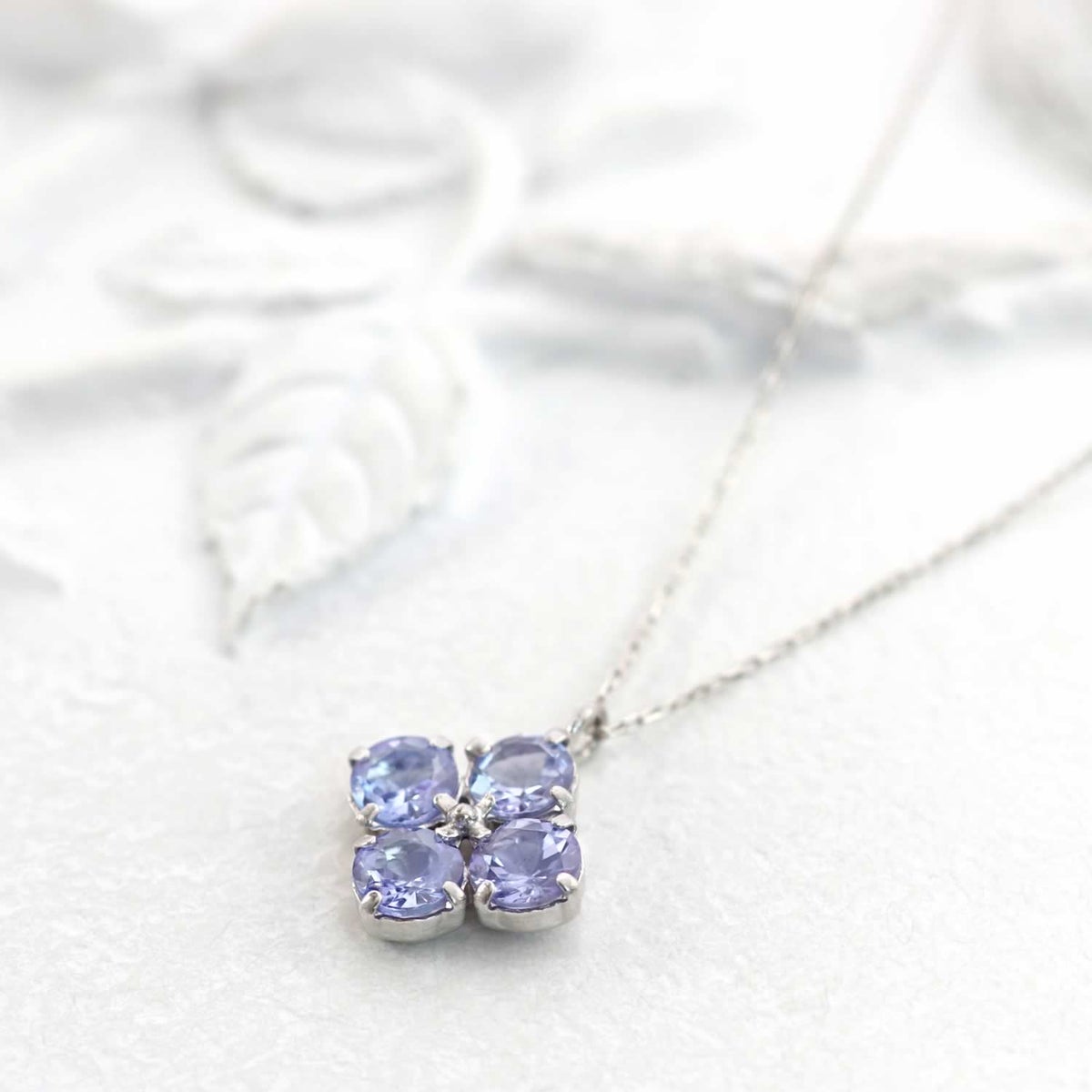 Pt900 タンザナイトネックレス_10