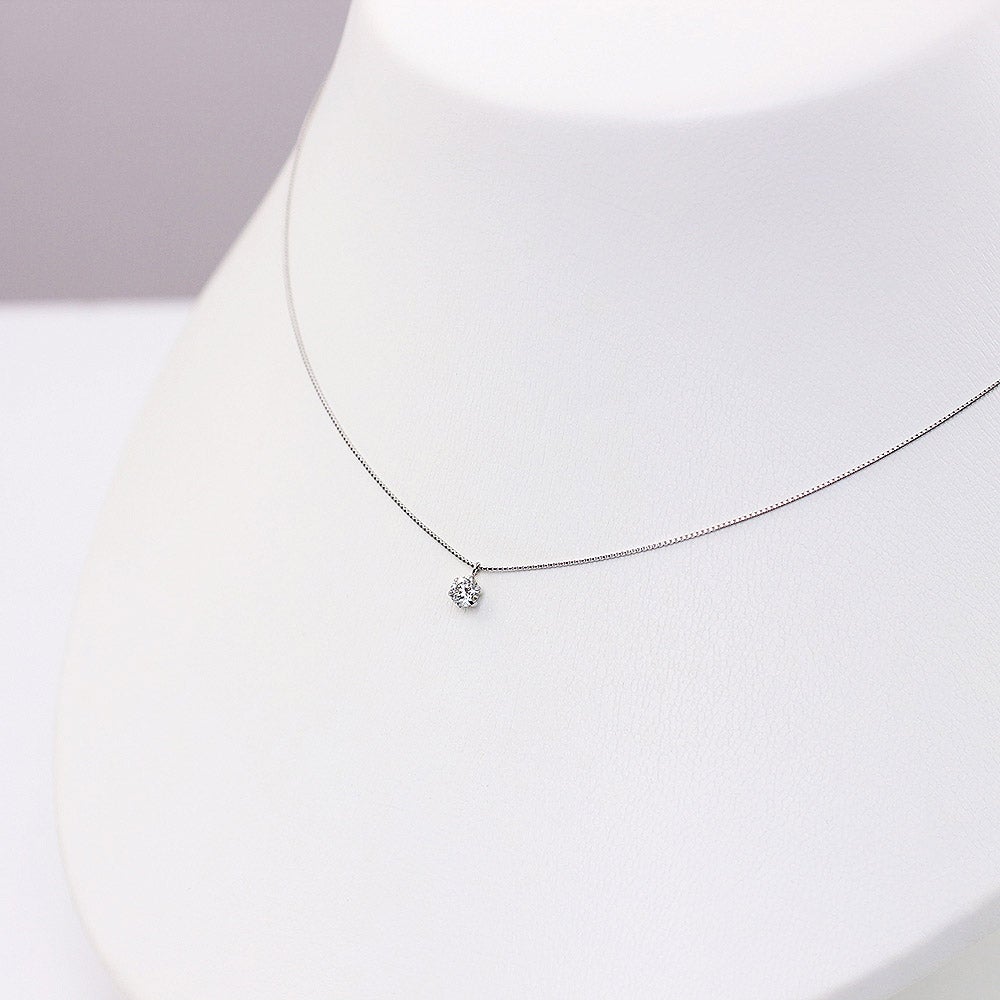 Pt900 ダイヤモンド 0.2ct up ネックレス_11