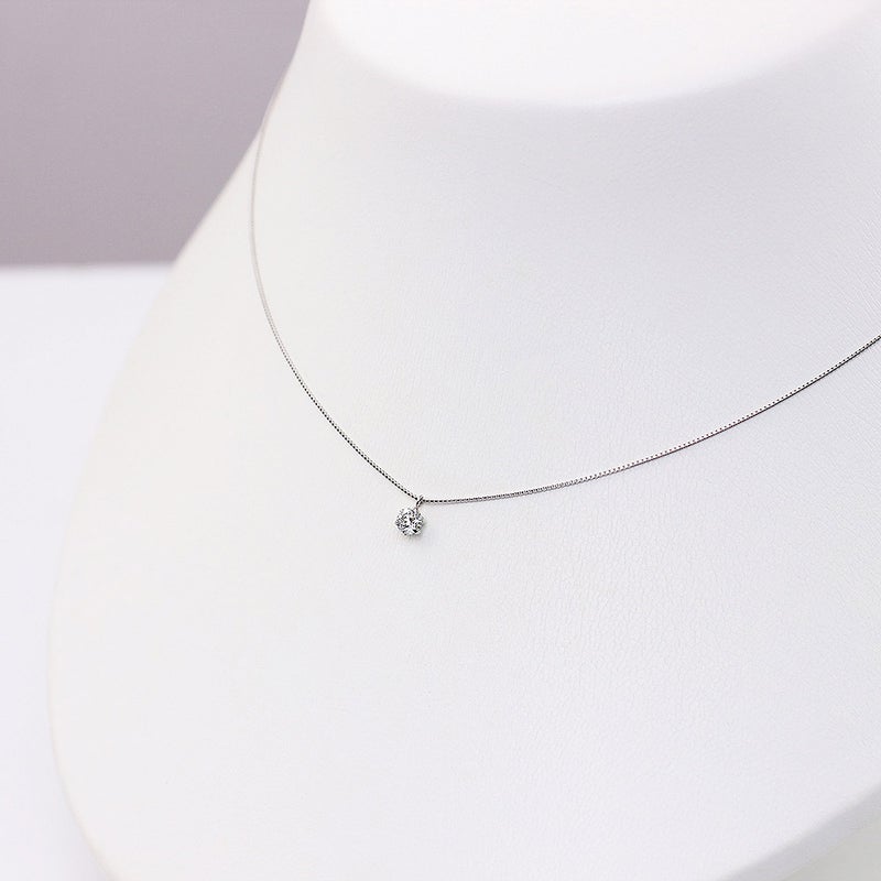 Pt900 ダイヤモンド 0.2ct up ネックレス_11