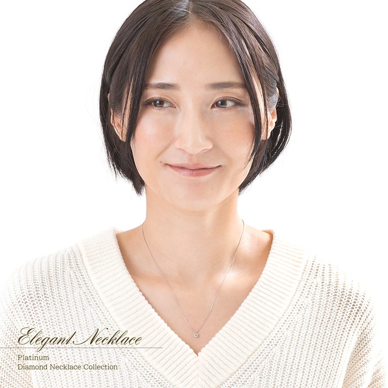 Pt900 ダイヤモンド 0.2ct up ネックレス_12