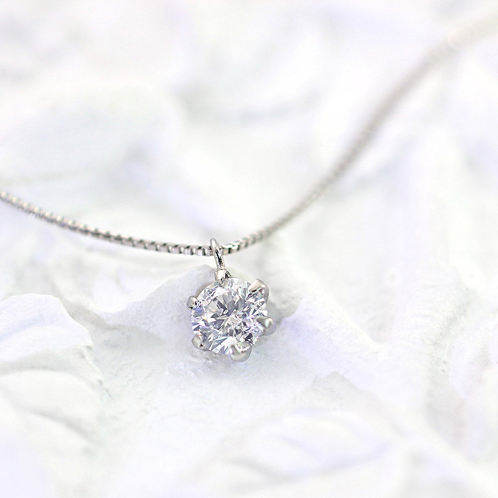 Pt900 ダイヤモンド0.3ct ネックレス
