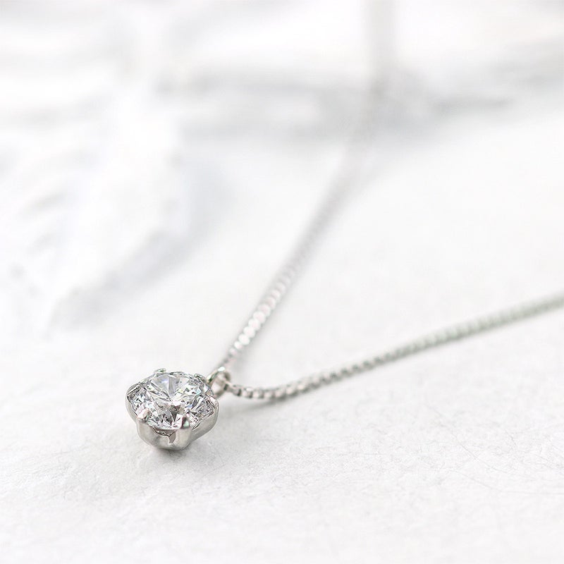 Pt900 ダイヤモンド 0.3ct ネックレス_05