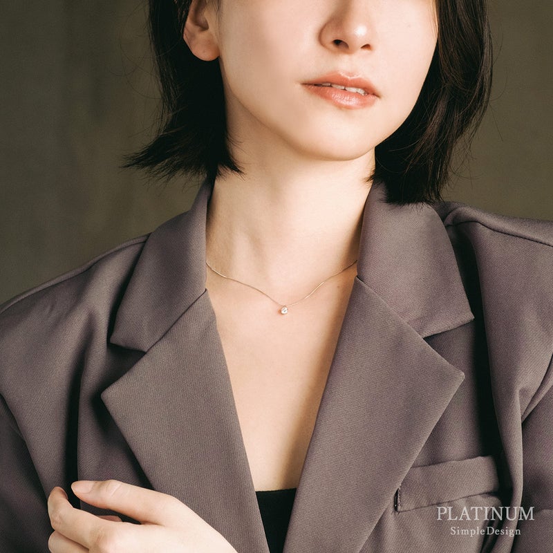 Pt900 ダイヤモンド 0.3ct ネックレス_09