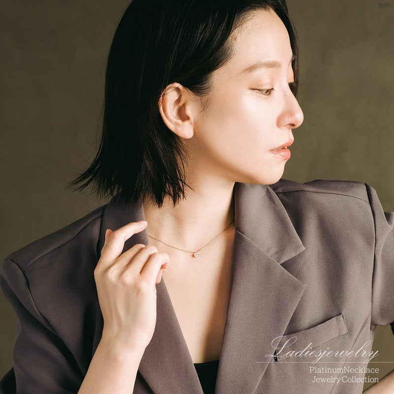 Pt900 ダイヤモンド 0.3ct ネックレス_14