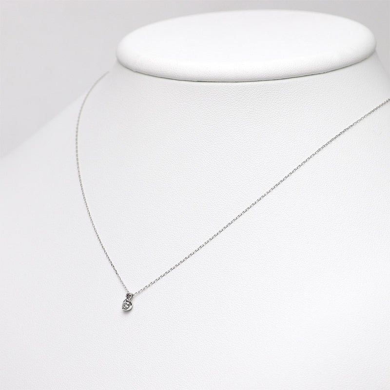 Pt950 ダイヤモンド＆ピンクトルマリン ネックレス 10月誕生石_10