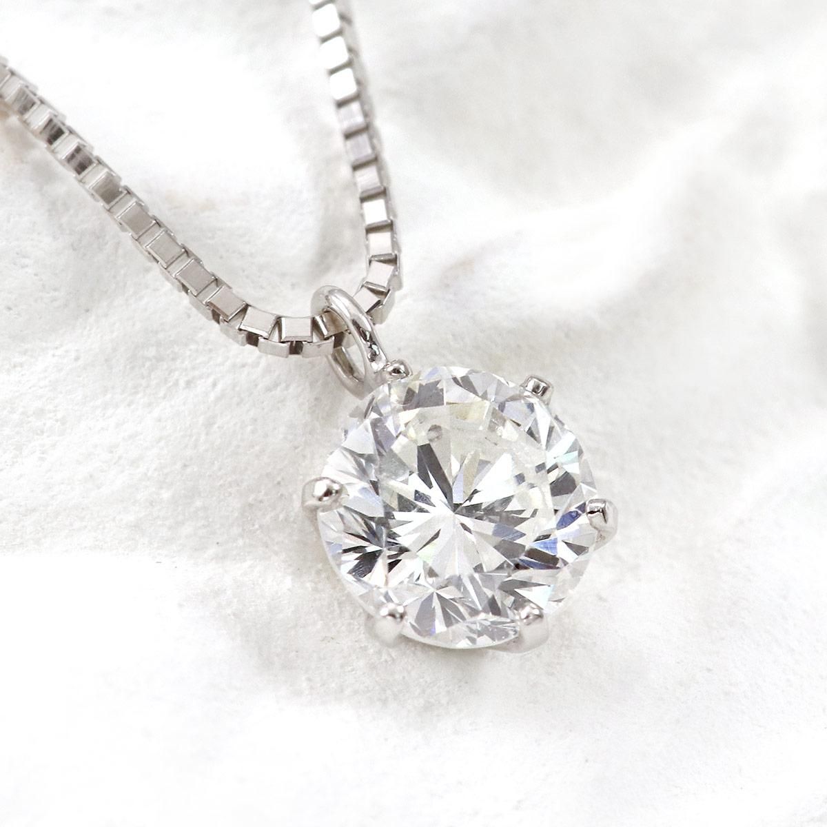 Pt900 ダイヤモンド 0.5ct ネックレス_09