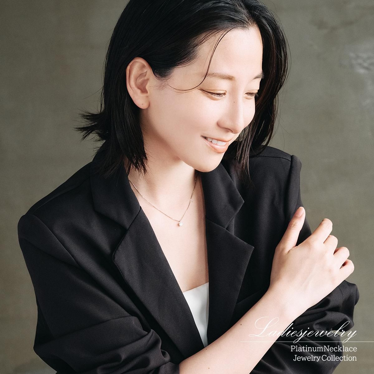 Pt900 ダイヤモンド 0.5ct ネックレス_11