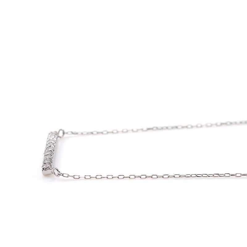 Pt900 ダイヤモンド バーネックレス_04