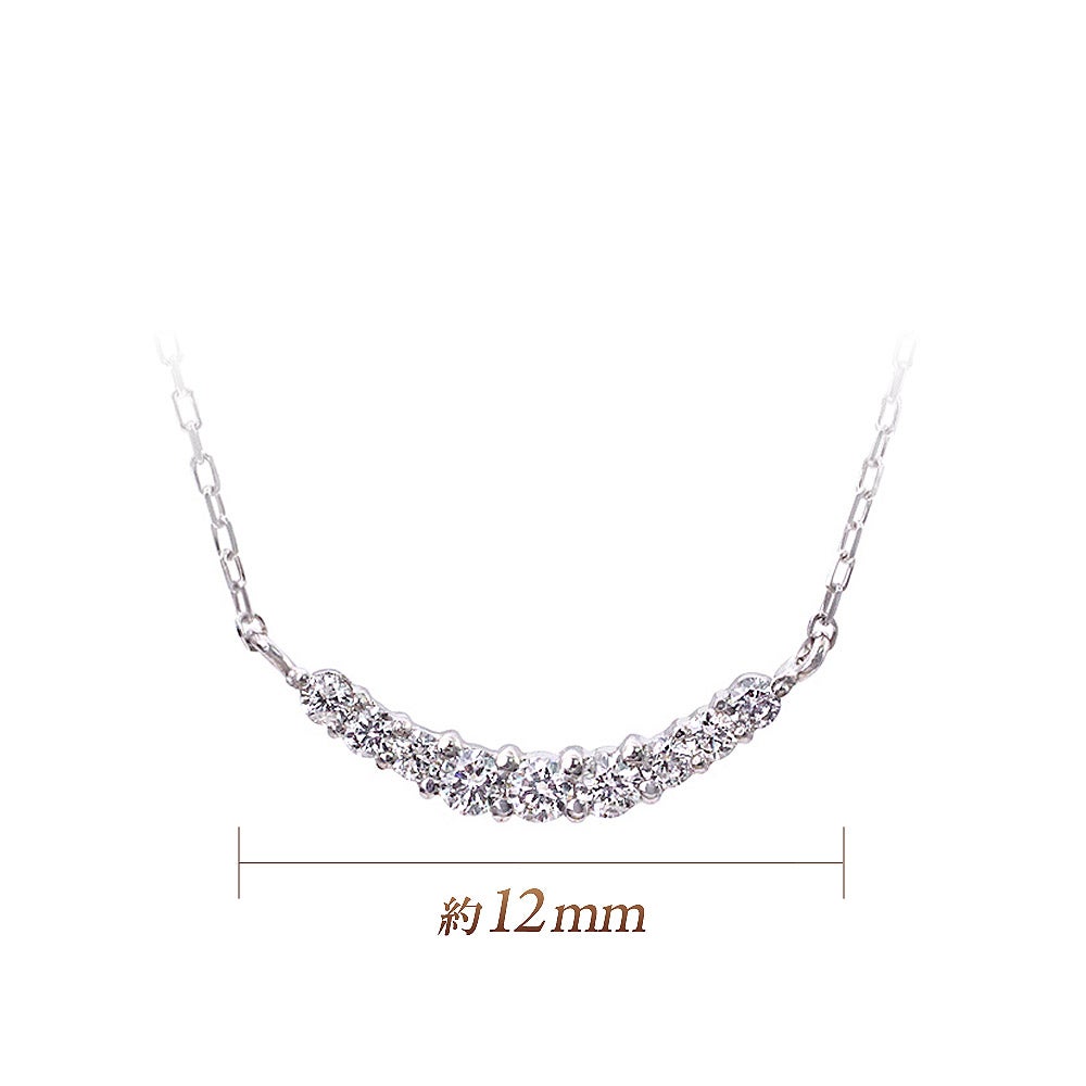 Pt900 ダイヤモンド ネックレス_05