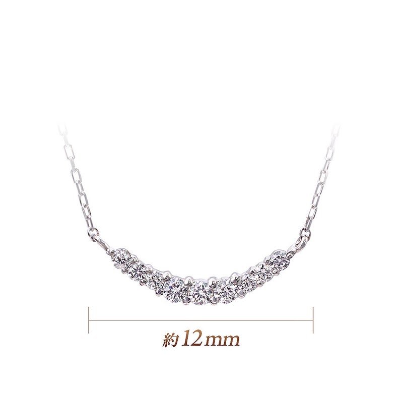 Pt900 ダイヤモンド ネックレス_05