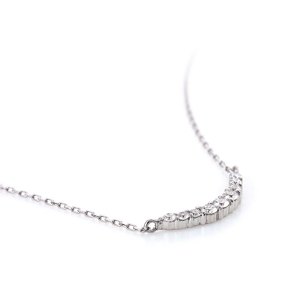 Pt900 ダイヤモンド ネックレス_10