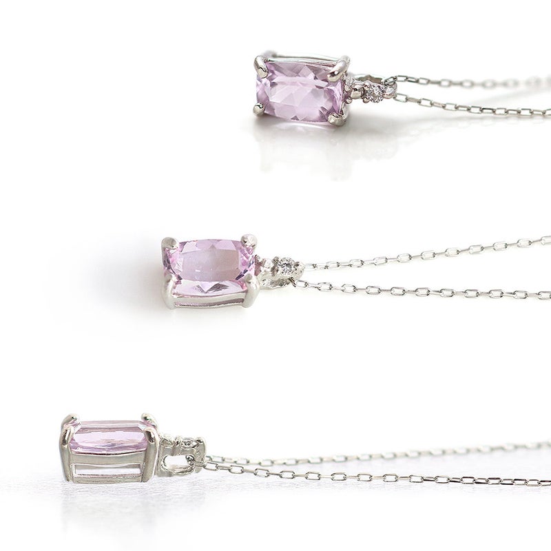 Pt900 ピンクインペリアルトパーズ&ダイヤモンド ネックレス_05