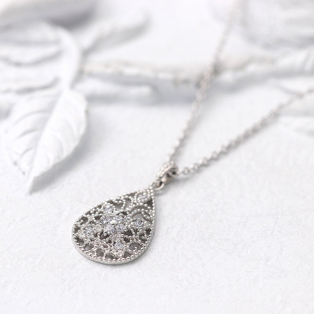 Pt950 ダイヤモンド ネックレス_02