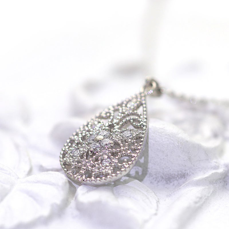 Pt950 ダイヤモンド ネックレス_04