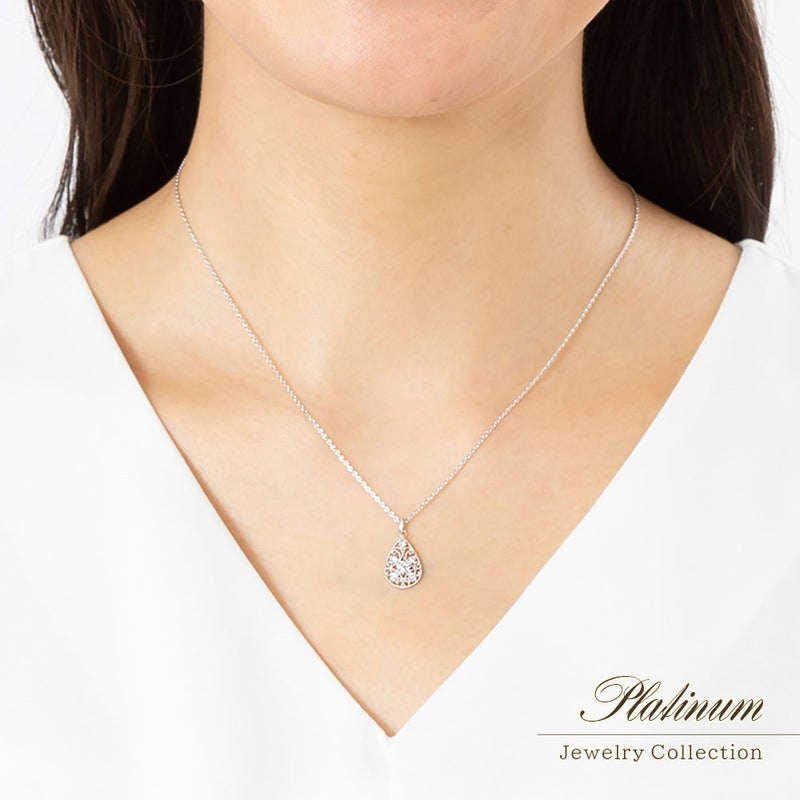 Pt950 ダイヤモンド ネックレス_05