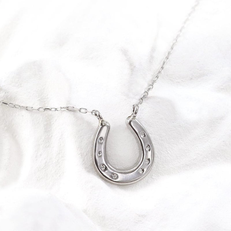 Pt900 馬蹄（ホースシュー）ネックレス_02