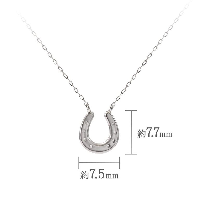 Pt900 馬蹄（ホースシュー）ネックレス_05