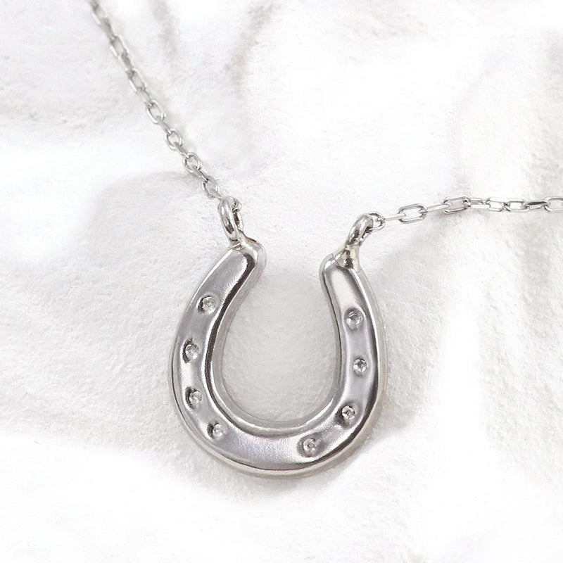 Pt900 馬蹄（ホースシュー）ネックレス_10