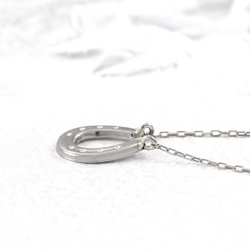 Pt900 馬蹄（ホースシュー）ネックレス_11