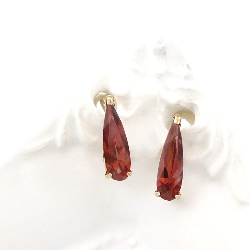 K10YG ガーネット ピアス_02