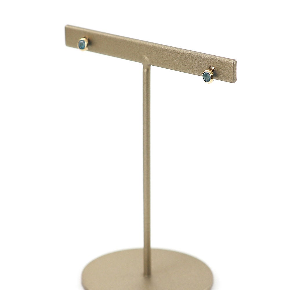 K10YG ロンドンブルートパーズ ピアス 11月の誕生石_11