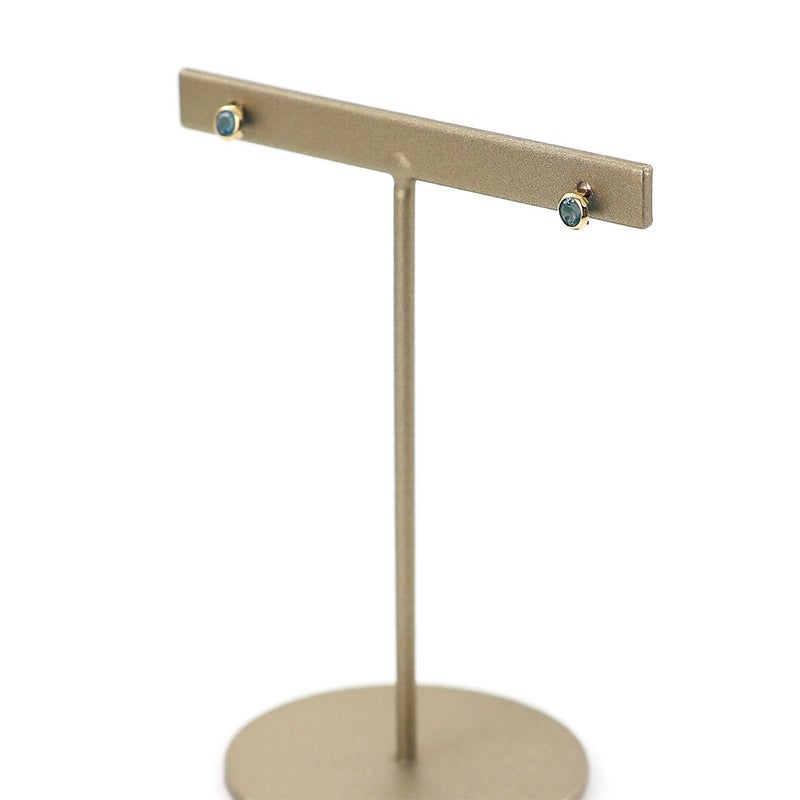 K10YG ロンドンブルートパーズ ピアス 11月の誕生石_11