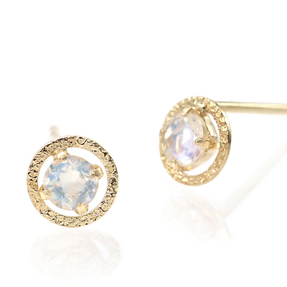 K10YG ロイヤルブルームーンストーン ピアス_10