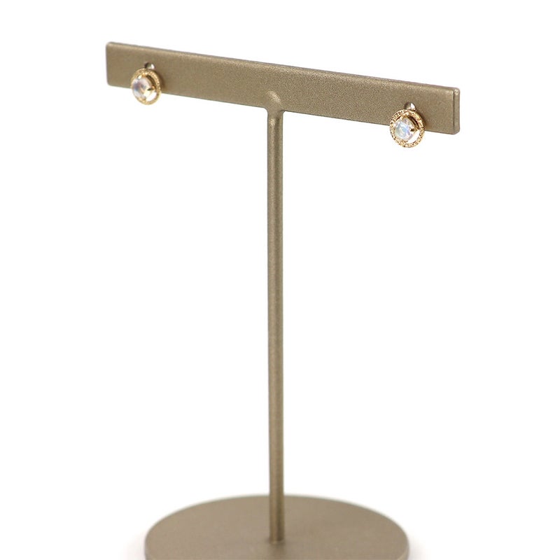 K10YG ロイヤルブルームーンストーン ピアス_11