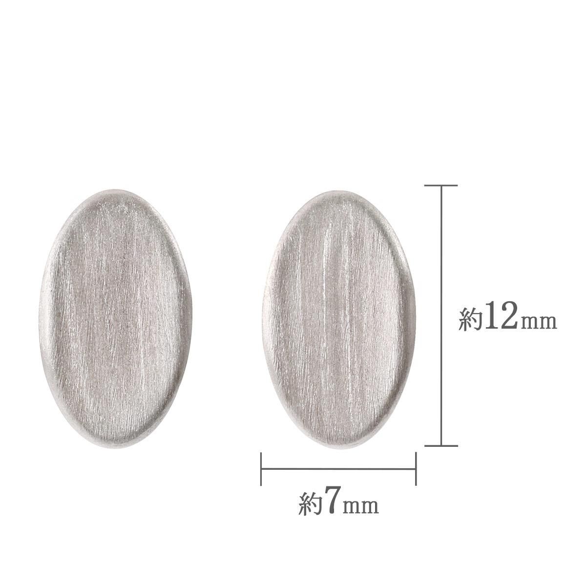 K10WG 楕円モチーフ ピアス_05