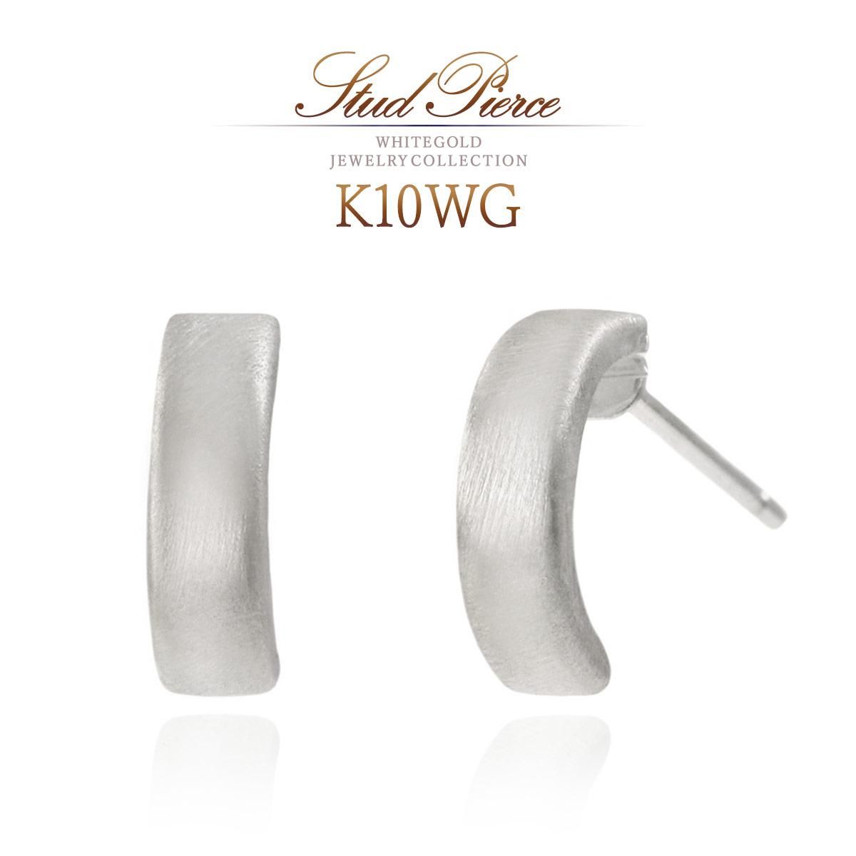 K10WG ハーフフープ ピアス_01