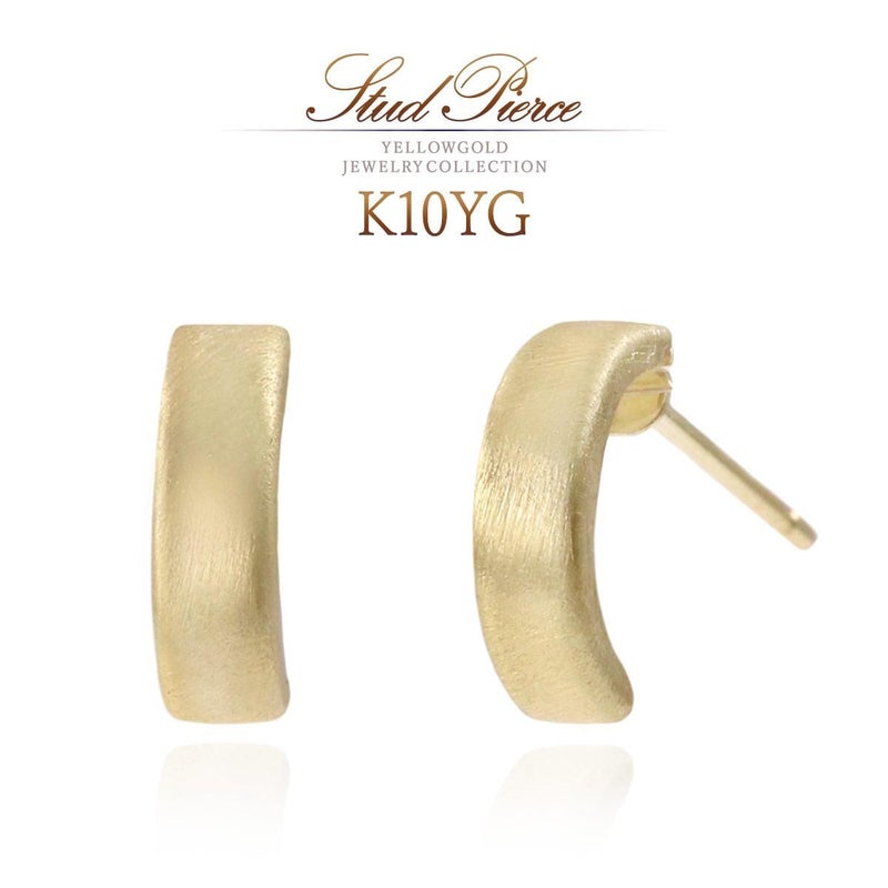 K10YG ハーフフープ ピアス_01