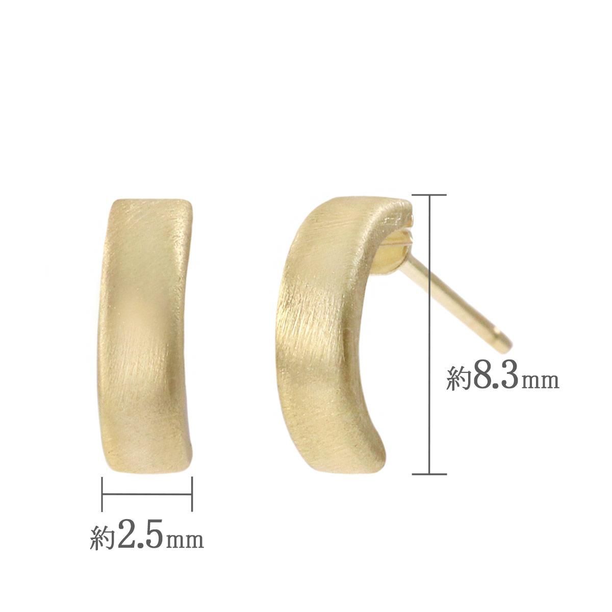 K10YG ハーフフープ ピアス_05