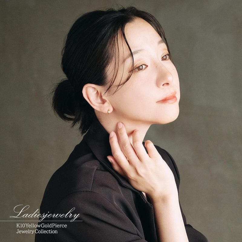 K10YG ハーフフープ ピアス_11