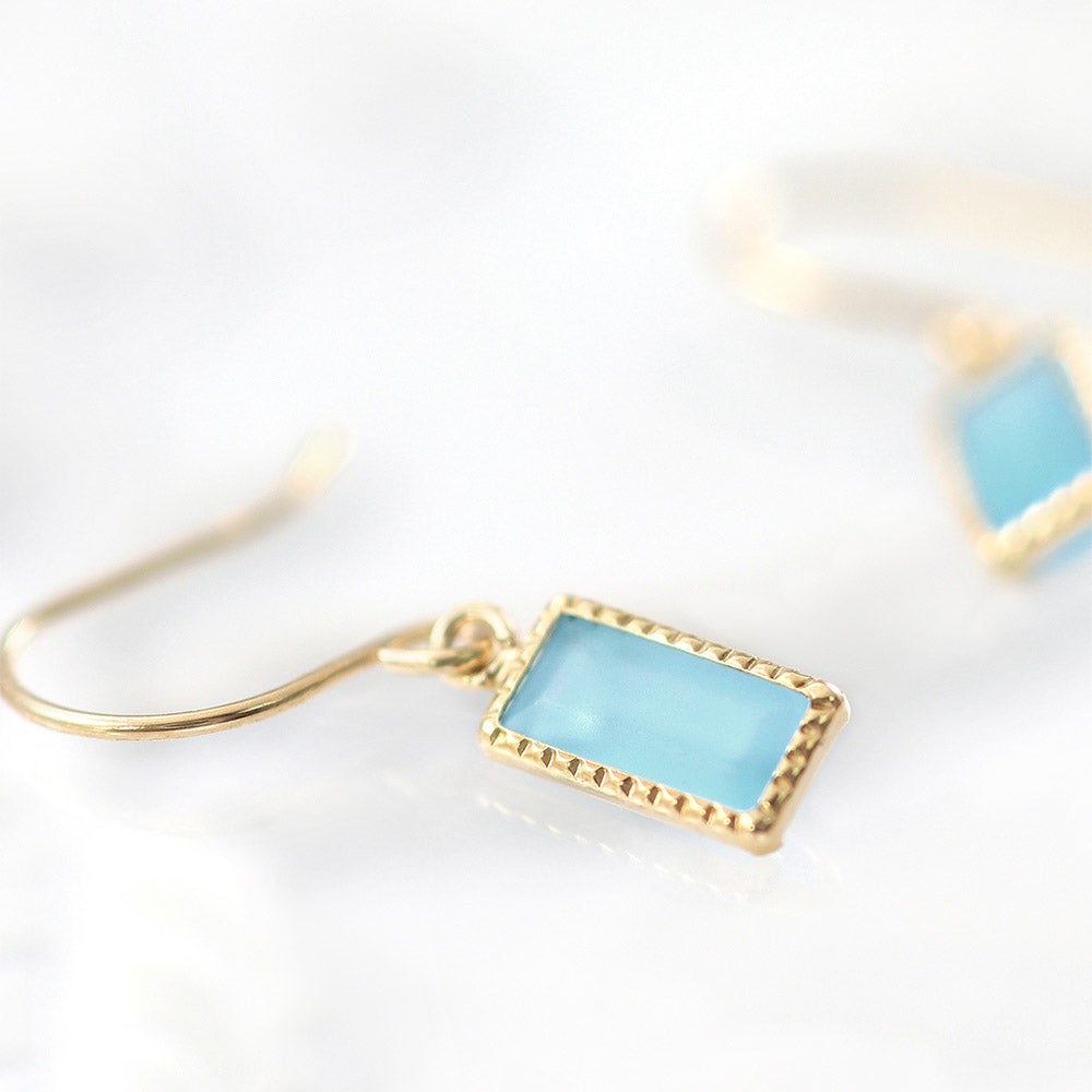 K10YG ブルートパーズ フックピアス 11月の誕生石_04